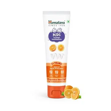 kisds orange tooth paste