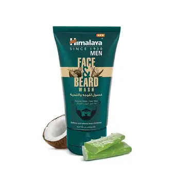 men face and bread wash